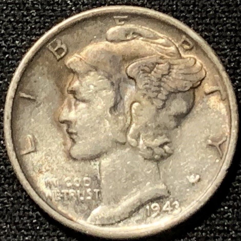 紫瑗钱币——第207期拍卖 美国 1941年 墨丘比利 小飞侠 10美分 2.5克 0.9银