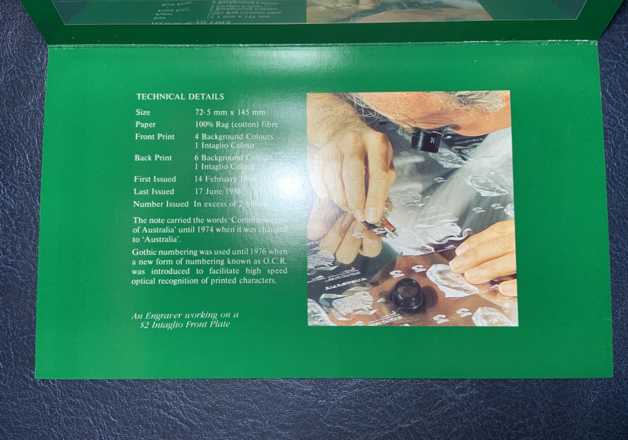 收藏联盟Quantum Auction 第191期拍卖(再次更新) 澳大利亚1985年2元 品相全新UNC 特定冠号LEP 包括原版纪念册