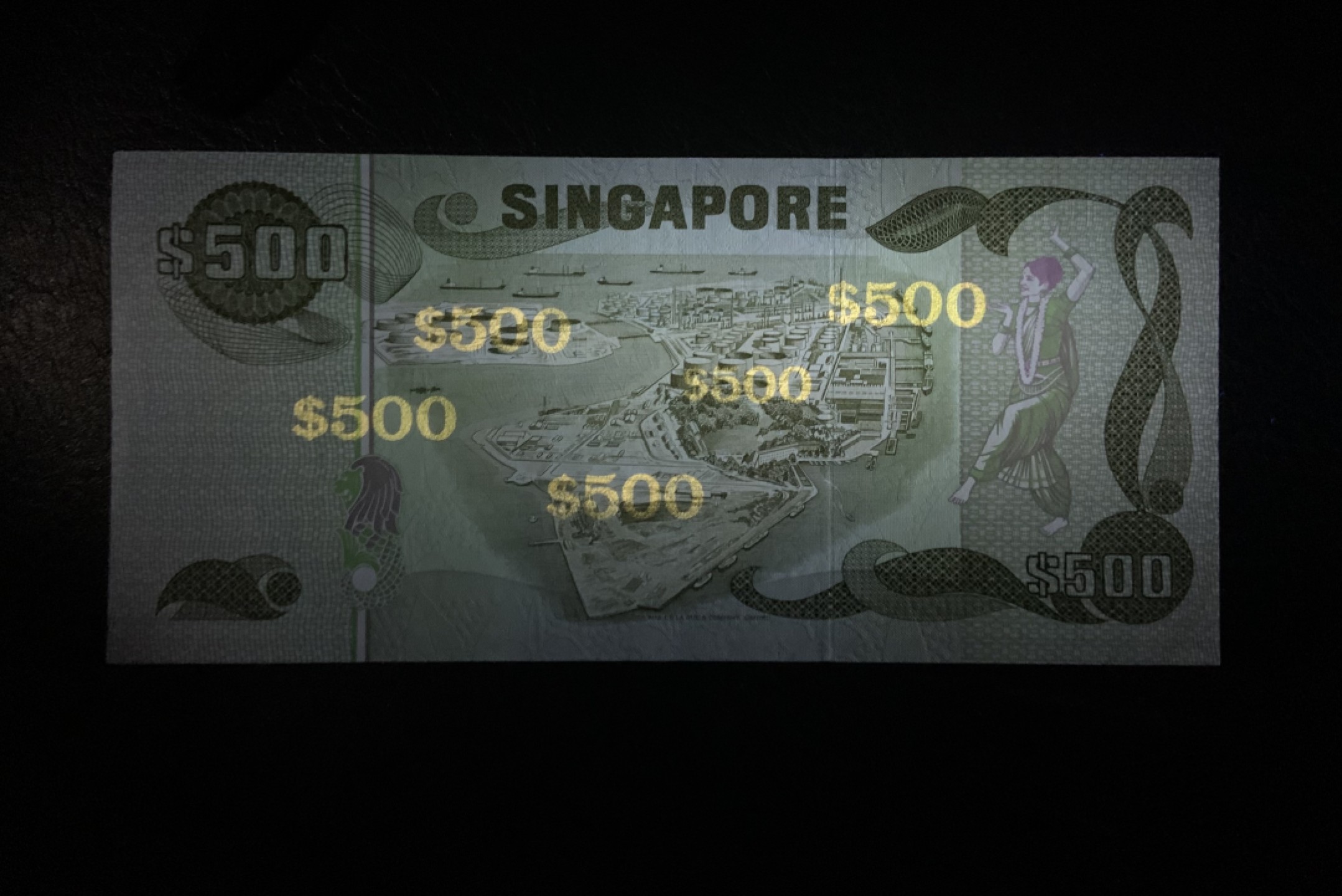 收藏联盟Quantum Auction 第191期拍卖(再次更新) 新加坡1977年鸟版500元 非全新 品相AU+  高面值稀少