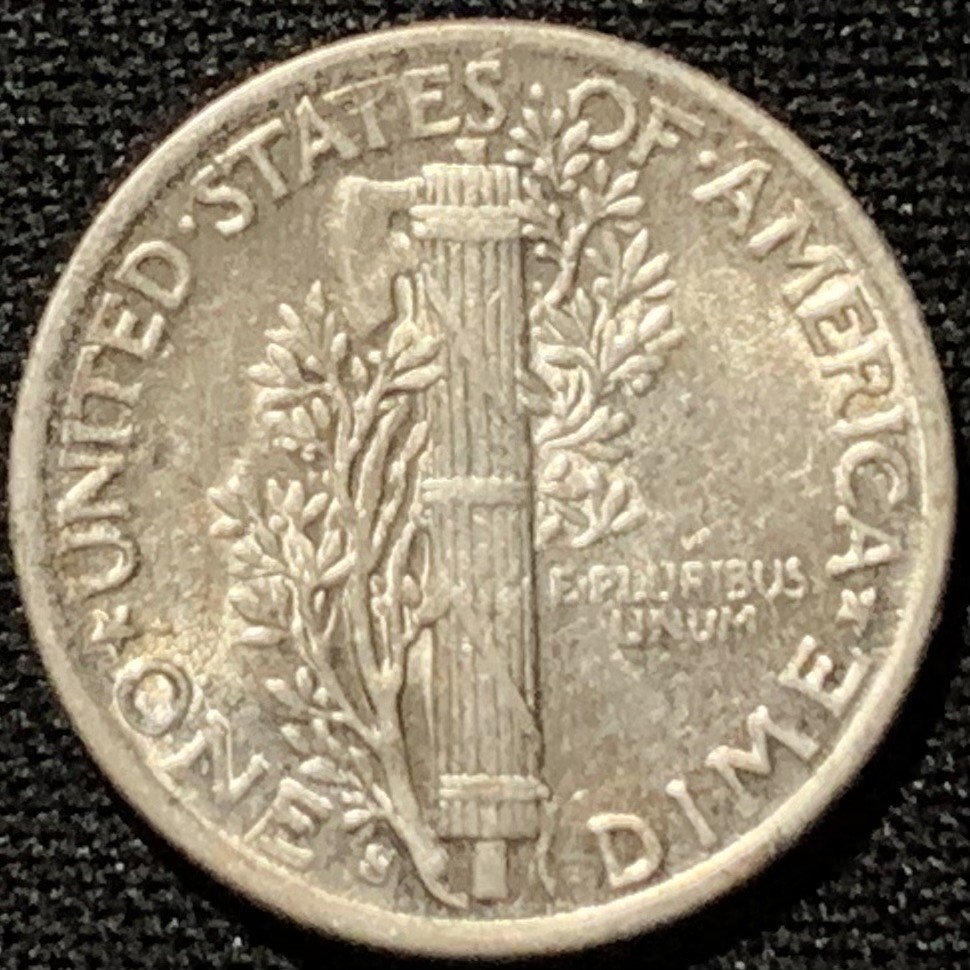 紫瑗钱币——第207期拍卖 美国 1941年 墨丘比利 小飞侠 10美分 2.5克 0.9银