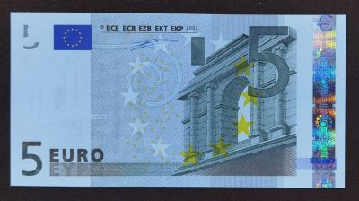 北京马甸外国钱币专卖微拍第八十二期，外国纸币专场，陆续上新，欢迎关注 - 2002年版5欧元
