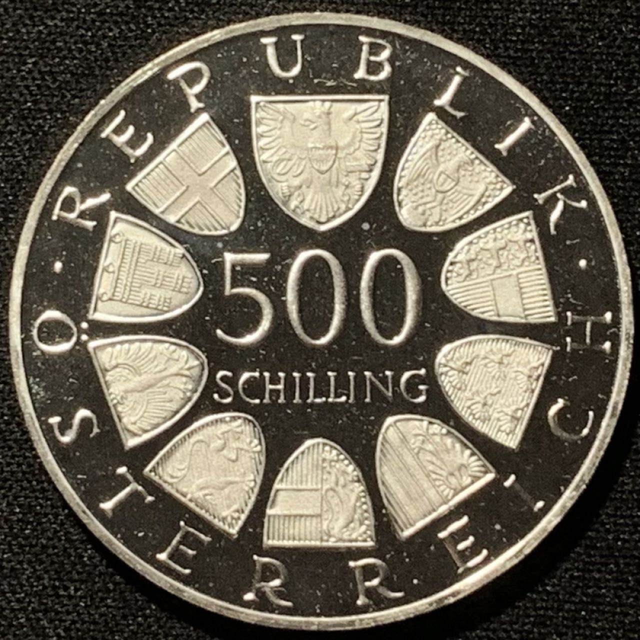 紫瑗钱币——第207期拍卖 奥地利 1988年 维克多·阿德勒和基督教社会党100周年 500先令 0.64银 精制