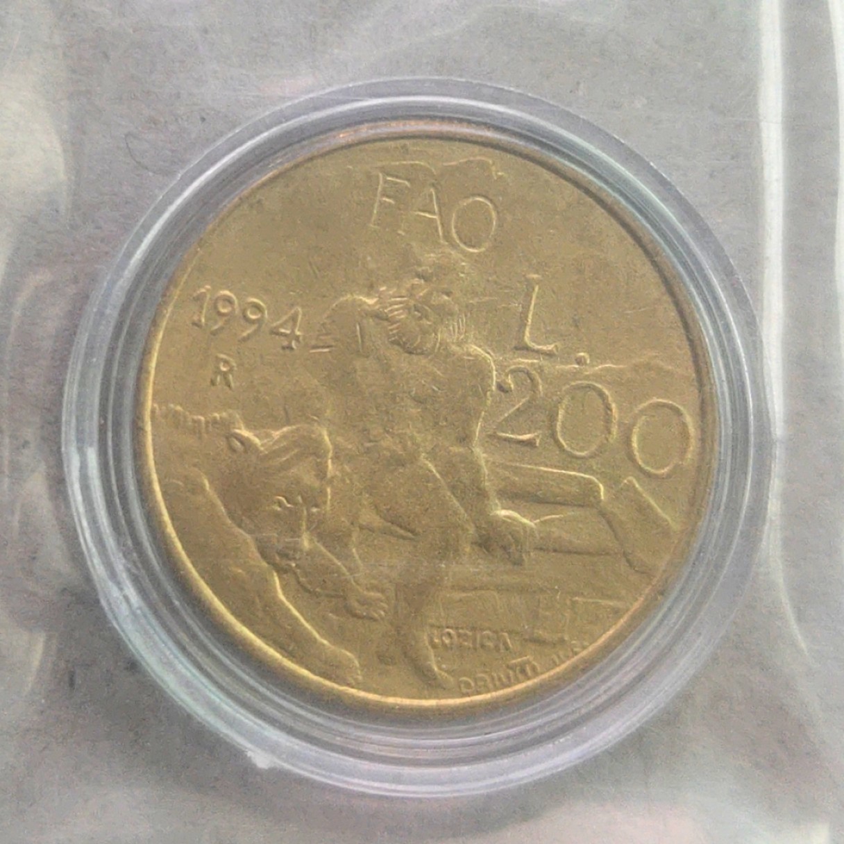 8★机器委托自动落锤★请提前出好价 满30包邮 圣马力诺200里拉 铜币