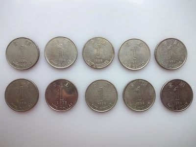 娃娃家-金秋九月、第二场 - 香港紫荆花版壹元 -10枚
