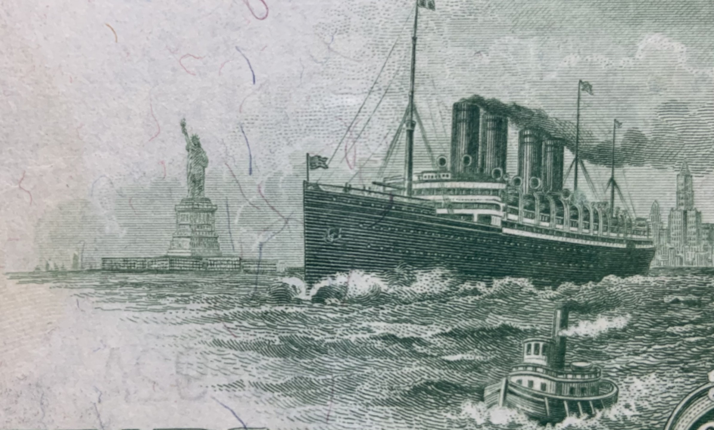 收藏联盟Quantum Auction 第191期拍卖(再次更新) 美国1914年联邦储备券20元 PCGS50 背面是纽约港和自由女神🗽