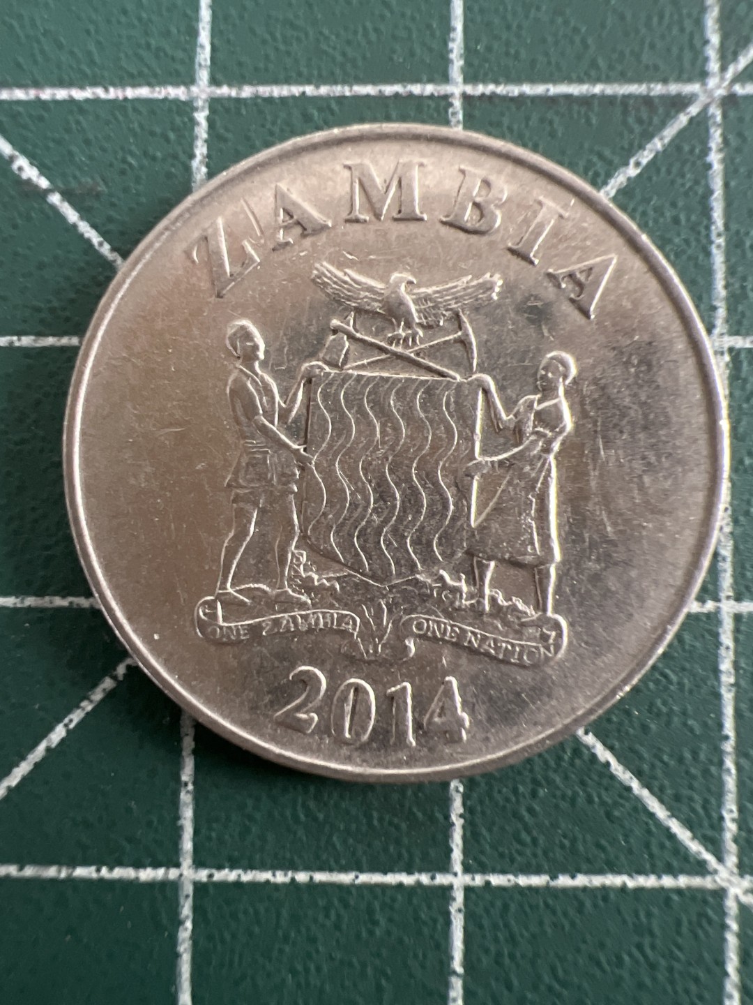 泡泡堂第八十七期  世界硬币纪念章邮票专场（无押金，无佣金，捡漏，全场20包邮，偏远地区除外） 赞比亚一元