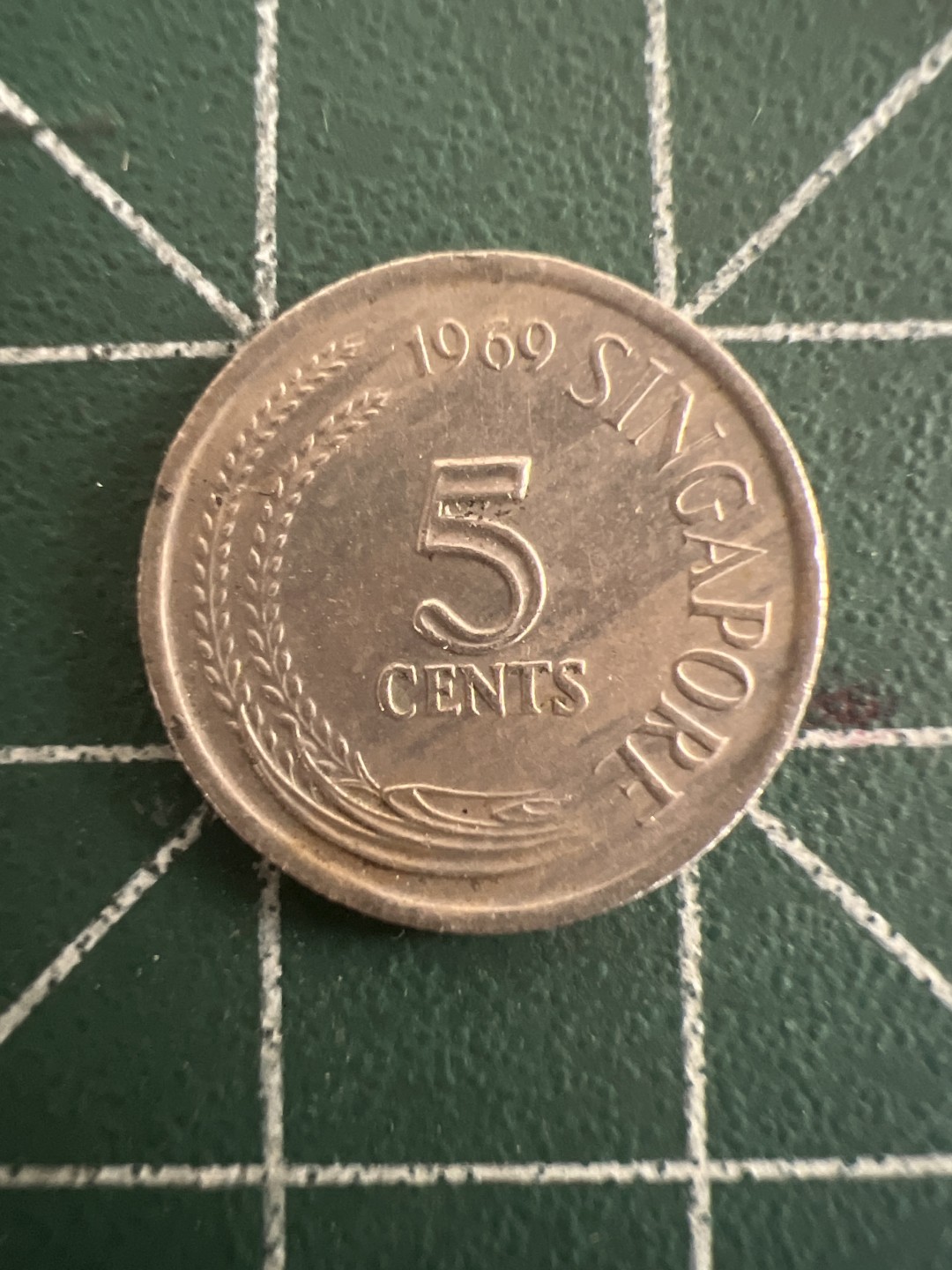 泡泡堂第八十七期  世界硬币纪念章邮票专场（无押金，无佣金，捡漏，全场20包邮，偏远地区除外） 新加坡5分