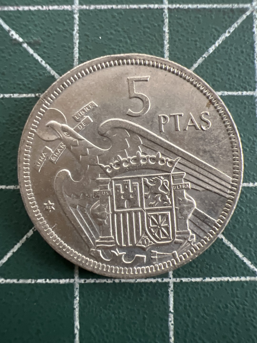 泡泡堂第八十八期  世界硬币专场（无押金，无佣金，捡漏，全场20包邮，偏远地区除外） 西班牙57年5元