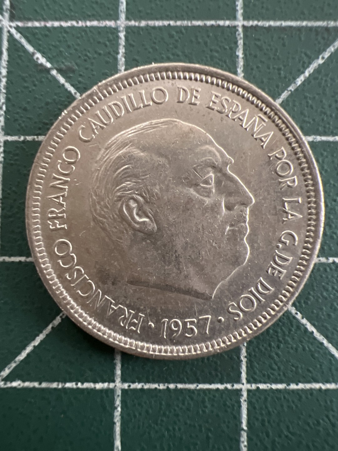 泡泡堂第八十八期  世界硬币专场（无押金，无佣金，捡漏，全场20包邮，偏远地区除外） 西班牙57年5元