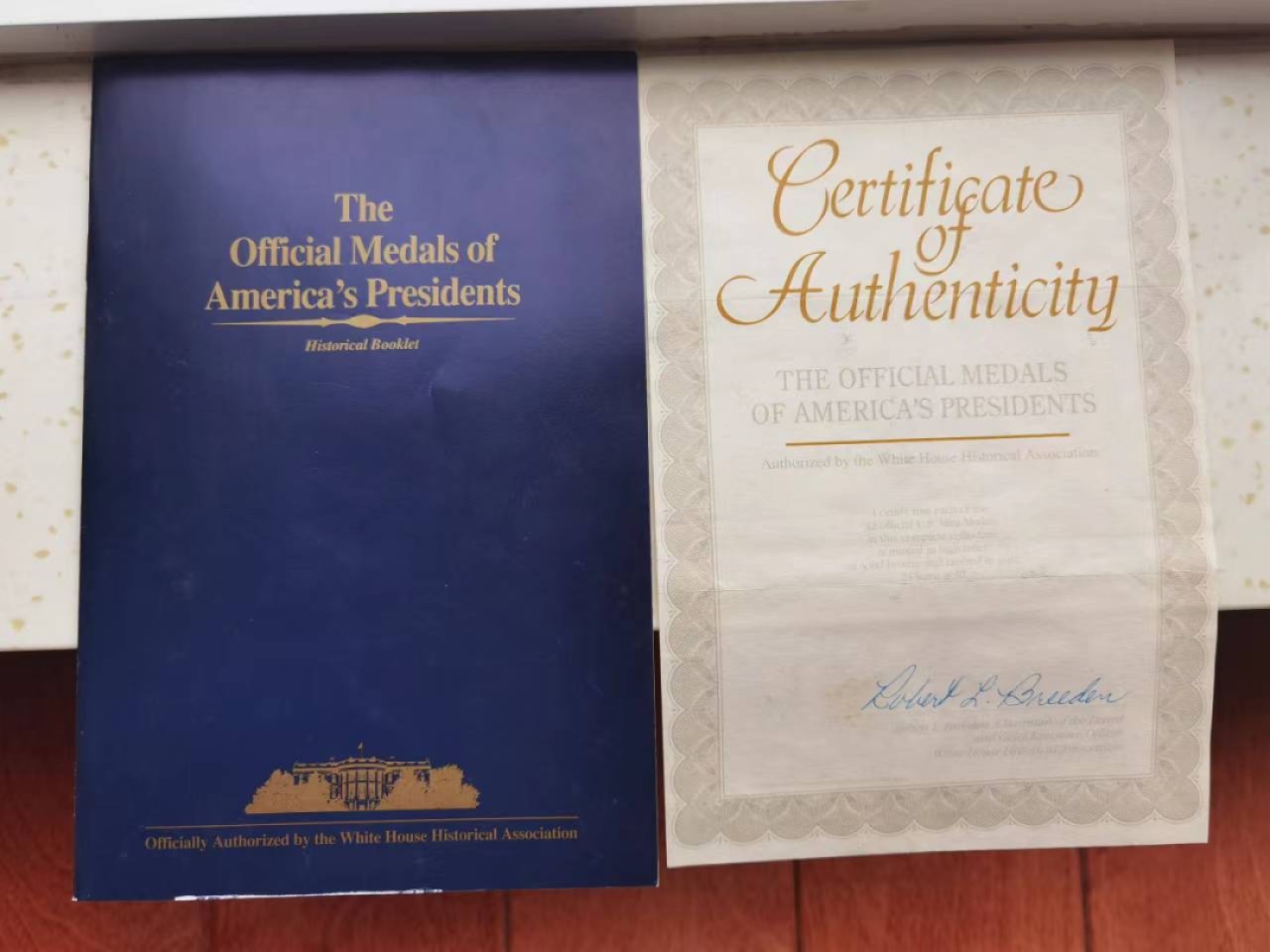 外国币章专场 美国总统镀金铜章套装