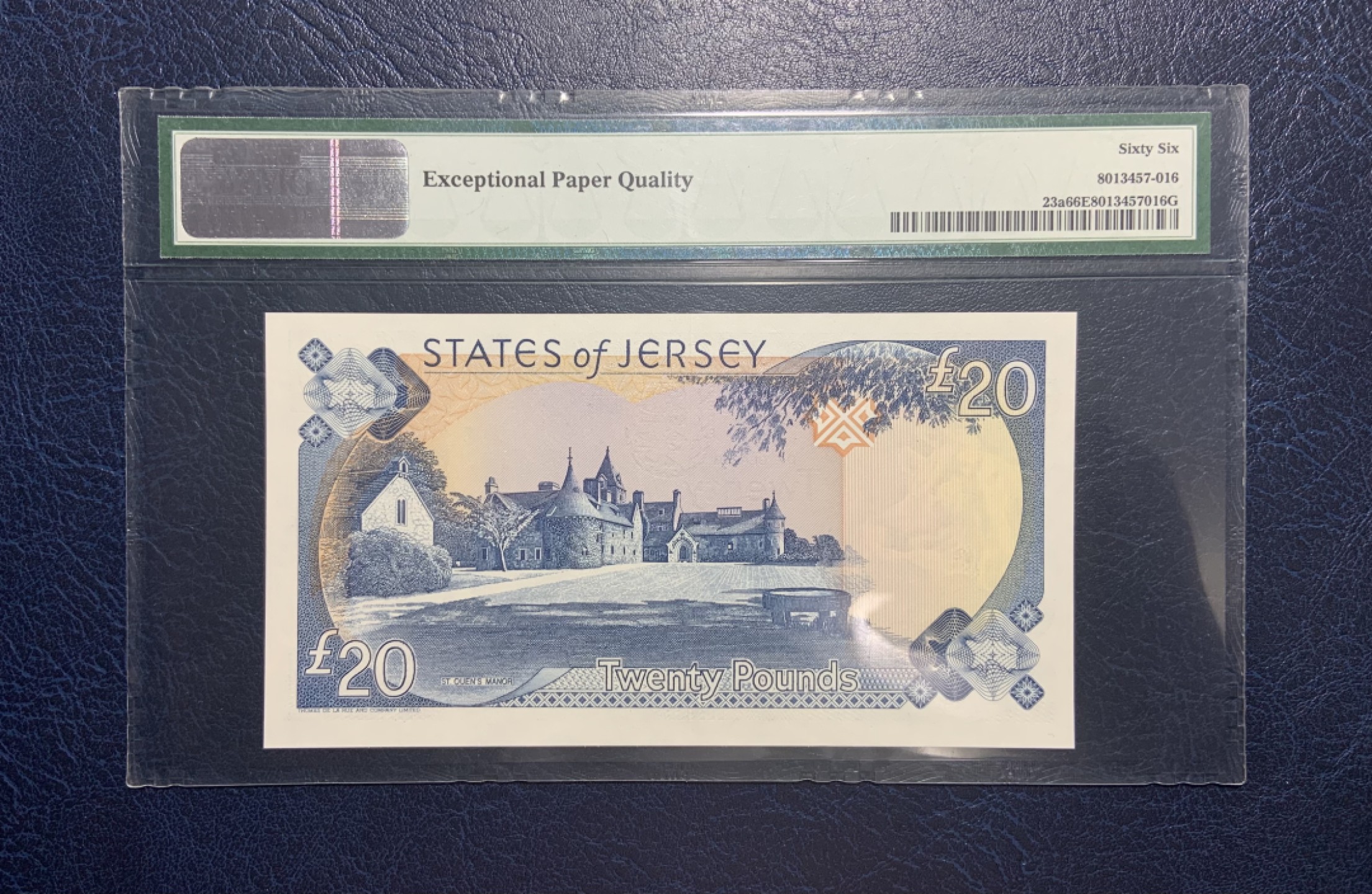 收藏联盟Quantum Auction 第191期拍卖(再次更新) 泽西岛1993年20镑 PMG66 十位数小号