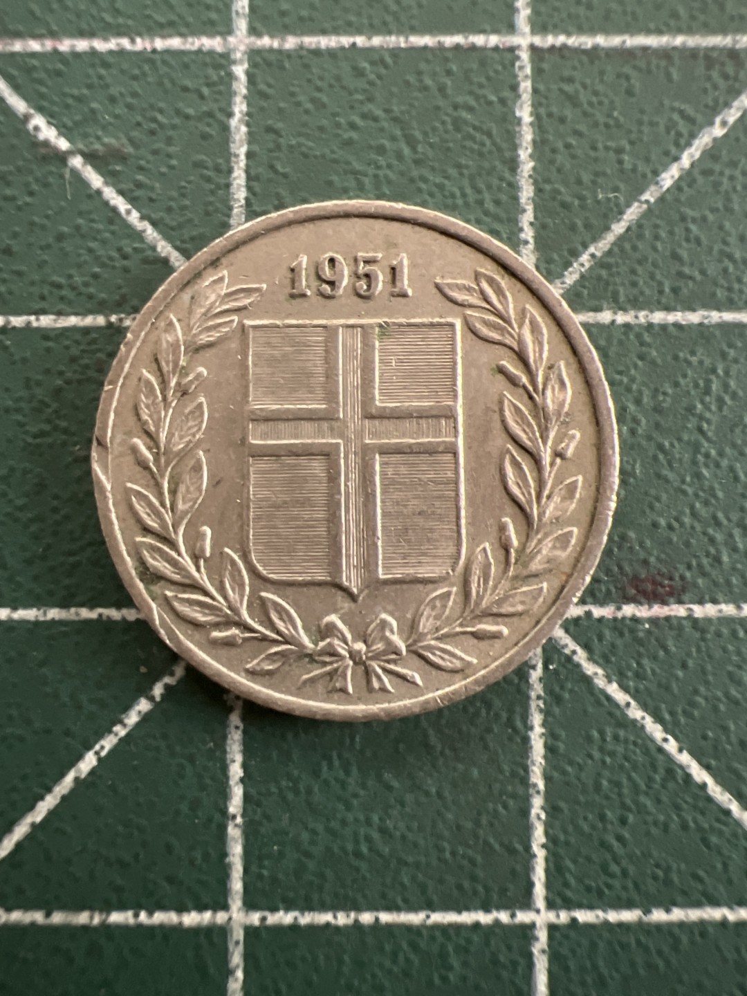 泡泡堂第八十八期  世界硬币专场（无押金，无佣金，捡漏，全场20包邮，偏远地区除外） 冰岛25奥拉