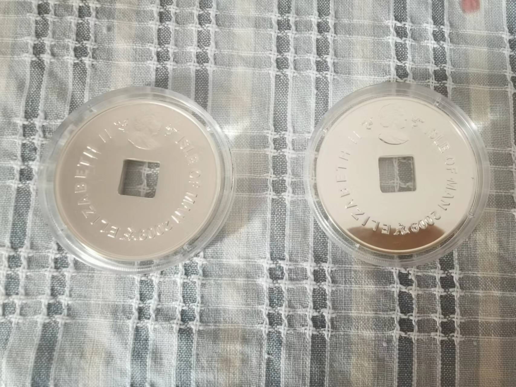 外国币章专场 马恩岛秦始皇银币