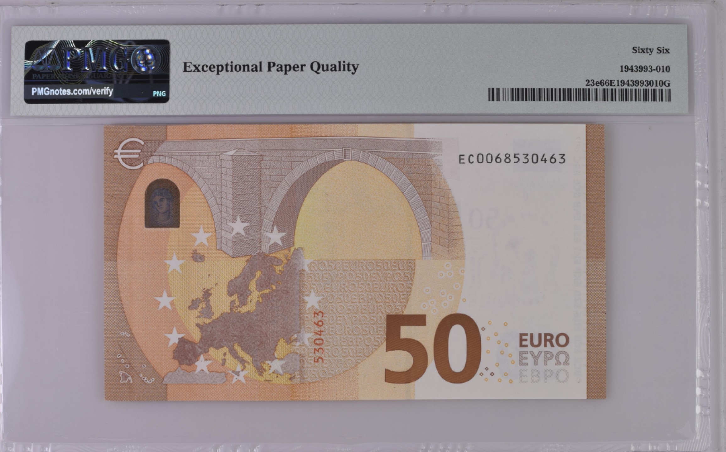 收藏联盟Quantum Auction 第191期拍卖(再次更新) 欧盟法国2017年50欧元 PMG66