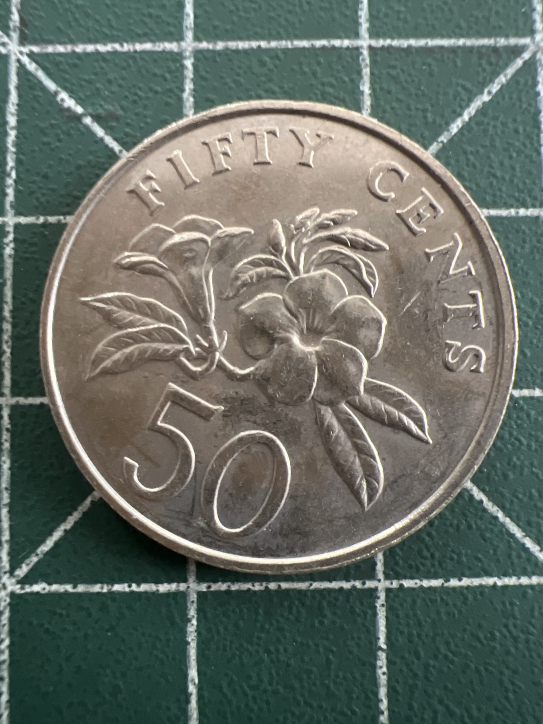 泡泡堂第八十八期  世界硬币专场（无押金，无佣金，捡漏，全场20包邮，偏远地区除外） 新加坡50分