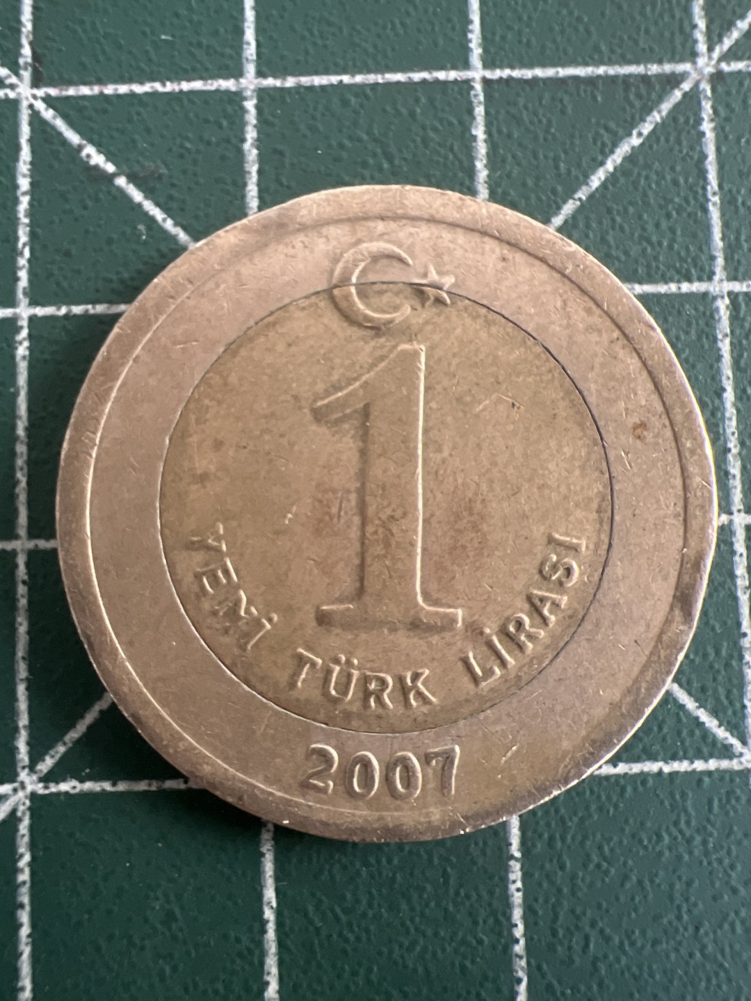 泡泡堂第八十七期  世界硬币纪念章邮票专场（无押金，无佣金，捡漏，全场20包邮，偏远地区除外） 土耳其一元