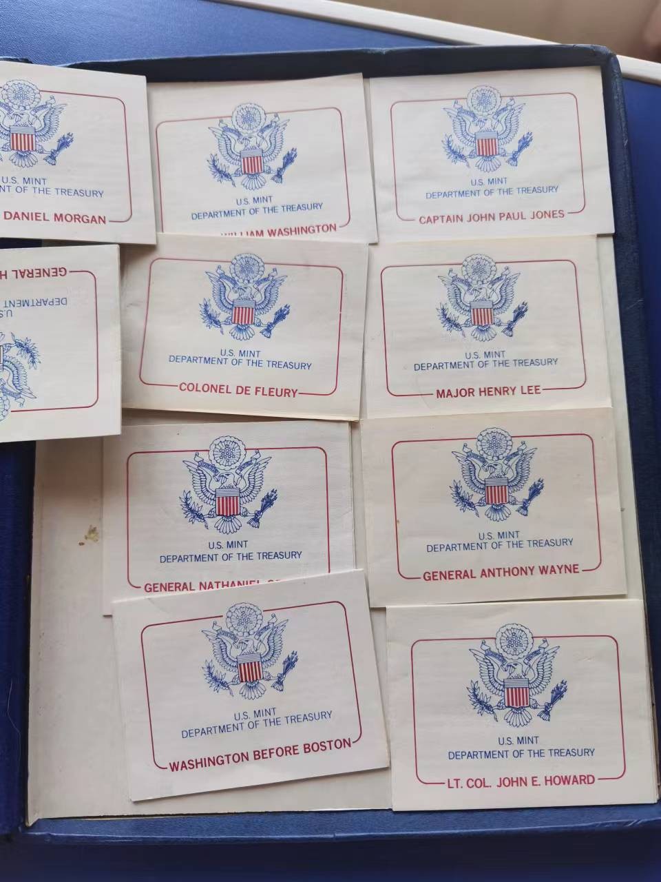 外国币章专场 美国独立战争重铸套章