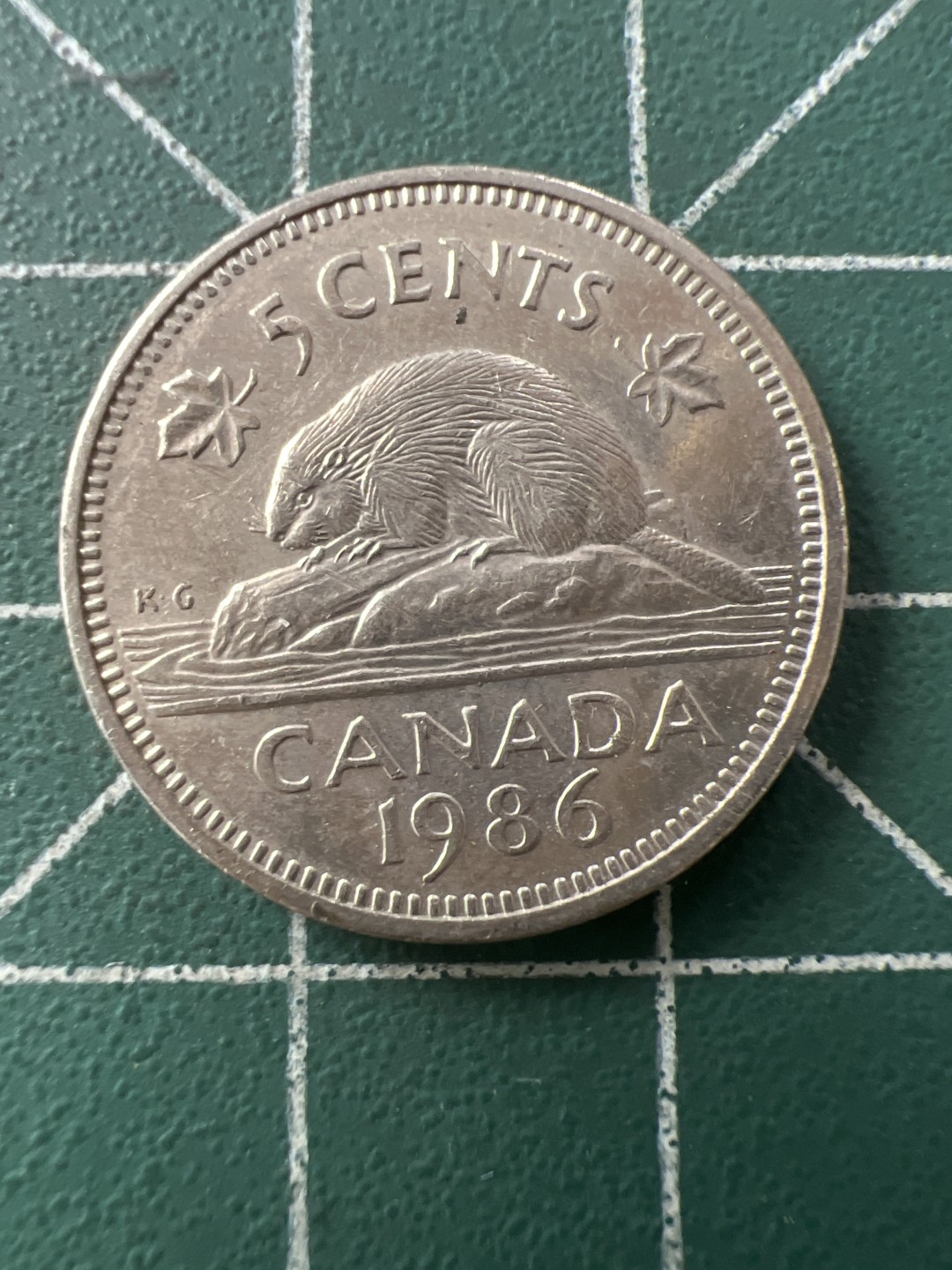 泡泡堂第八十九期  世界硬币纪念章邮票专场（无押金，无佣金，捡漏，全场20包邮，偏远地区除外） 加拿大1986年5分