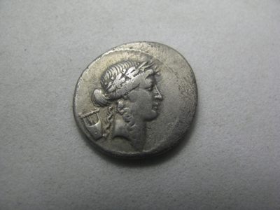 王之爱好～古希腊古罗马钱币 - 古罗马狮子座巨蟹座太阳神阿波罗与月神狄安娜兄妹