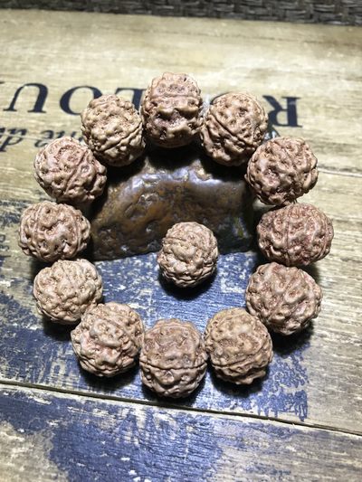 【小牛籽19粗肉双龙】尼泊尔金刚子手串一条！ - 【小牛籽19粗肉双龙】尼泊尔金刚子手串一条！