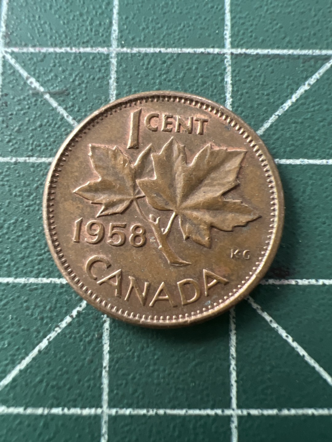 泡泡堂第八十九期  世界硬币纪念章邮票专场（无押金，无佣金，捡漏，全场20包邮，偏远地区除外） 加拿大1958年一分