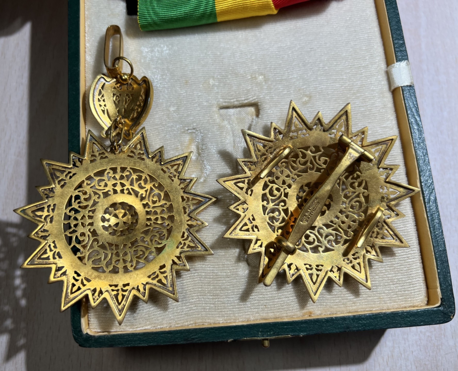 大猫徽章拍卖第202期  埃塞俄比亚王国 大十字级埃塞俄比亚之星勋章 原盒