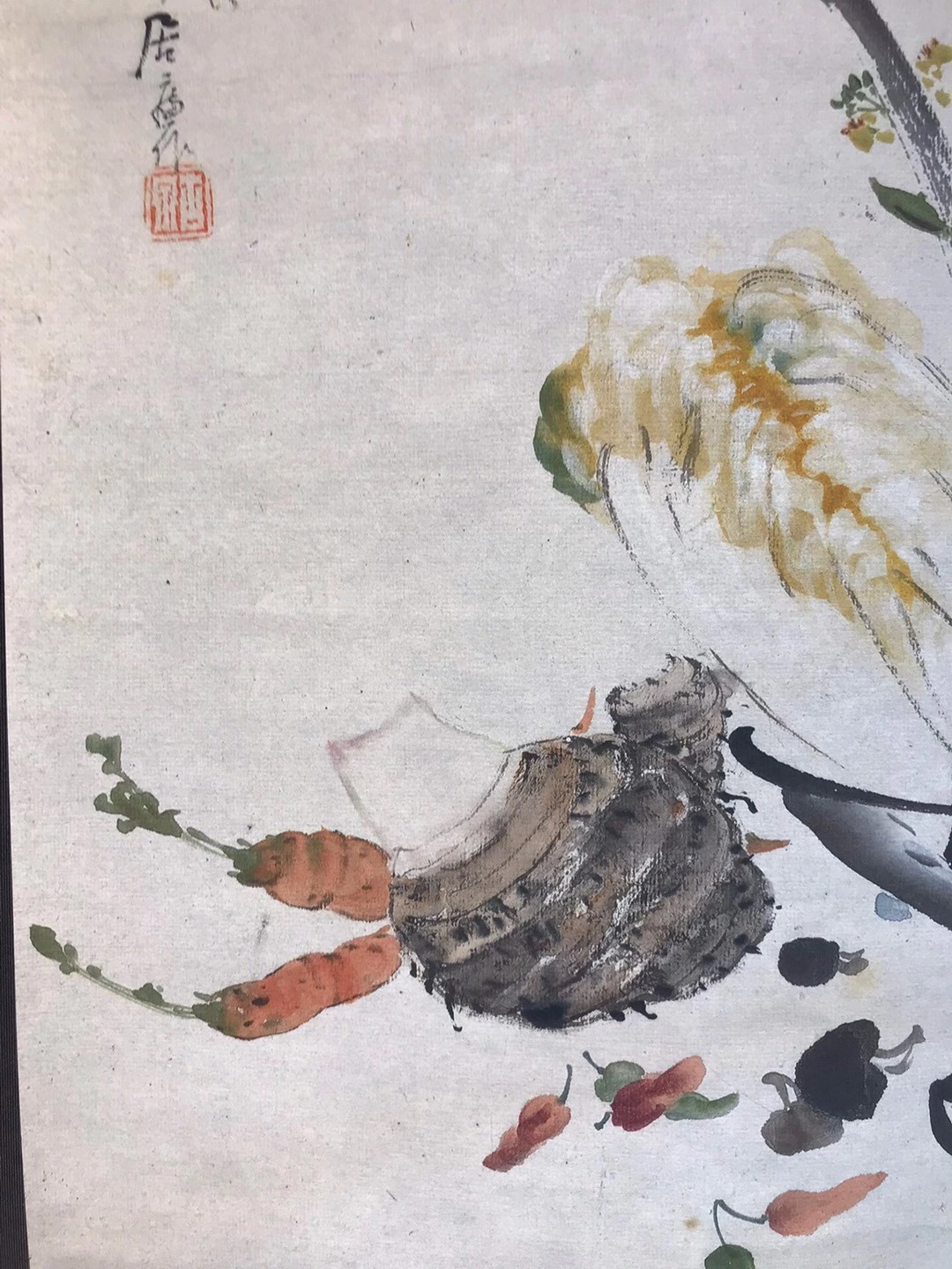 居廉手绘画芯