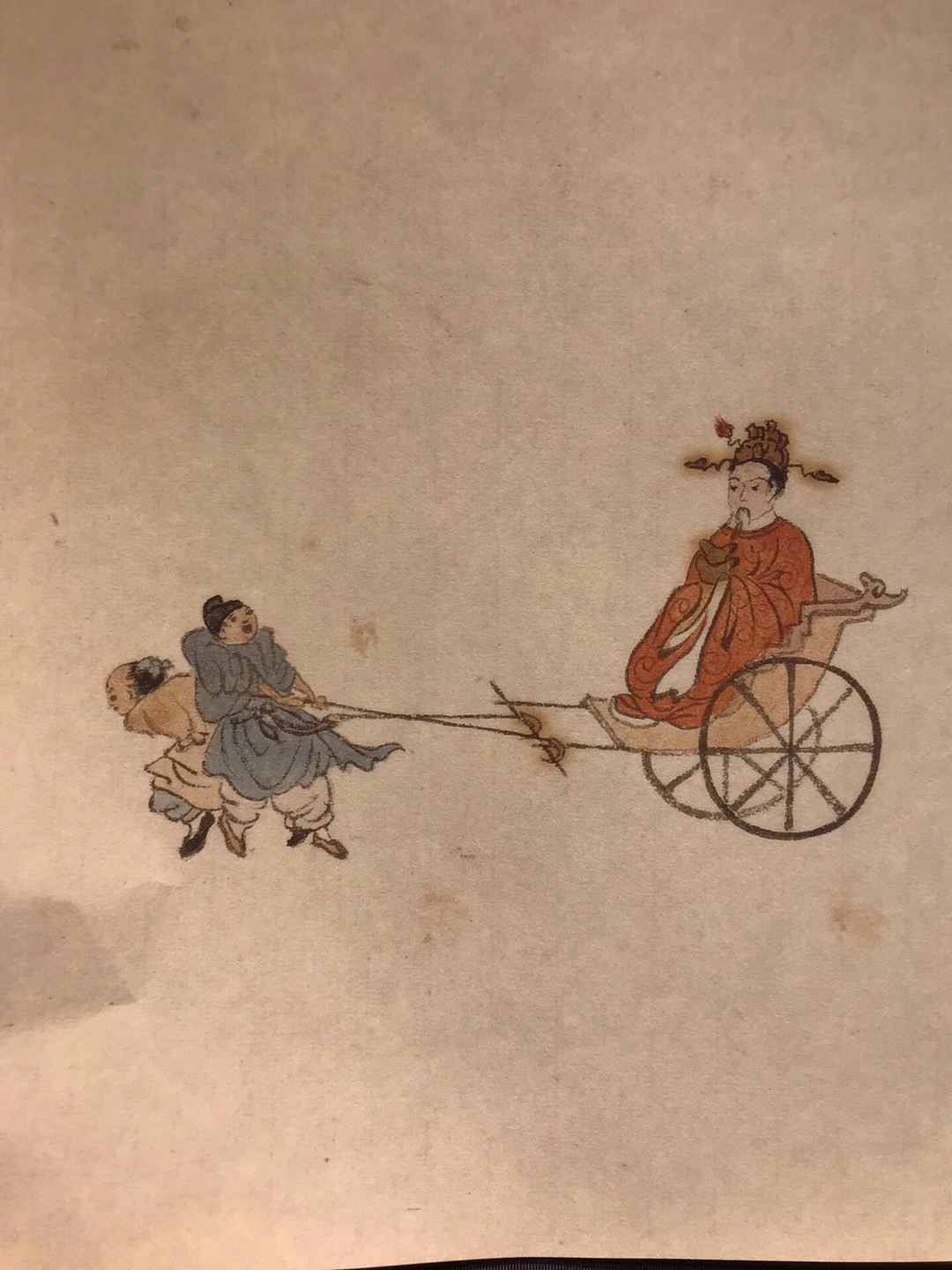 溥儒手绘画芯