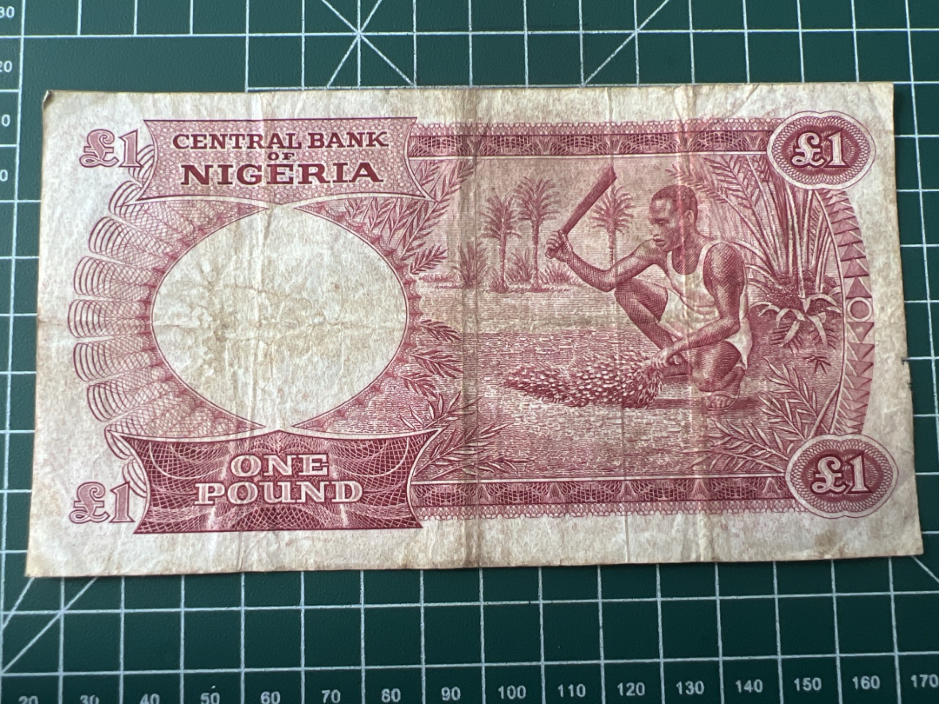 泡泡堂第八十九期  世界硬币纪念章邮票专场（无押金，无佣金，捡漏，全场20包邮，偏远地区除外） 尼日利亚老版一镑