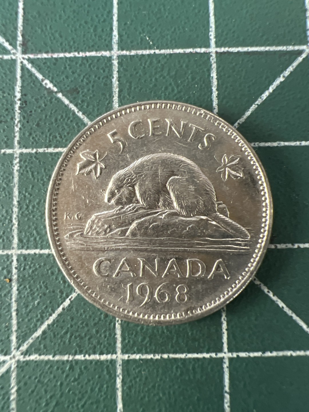 泡泡堂第九十一期  世界硬币纪念章邮票专场（无押金，无佣金，捡漏，全场20包邮，偏远地区除外） 加拿大68年5分