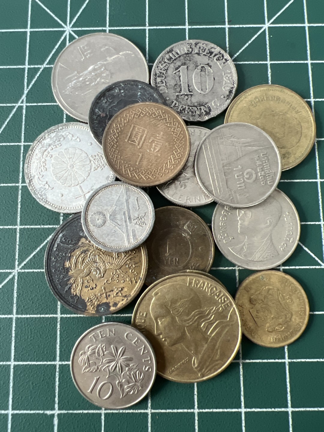 泡泡堂第九十一期  世界硬币纪念章邮票专场（无押金，无佣金，捡漏，全场20包邮，偏远地区除外） 杂币一组十五