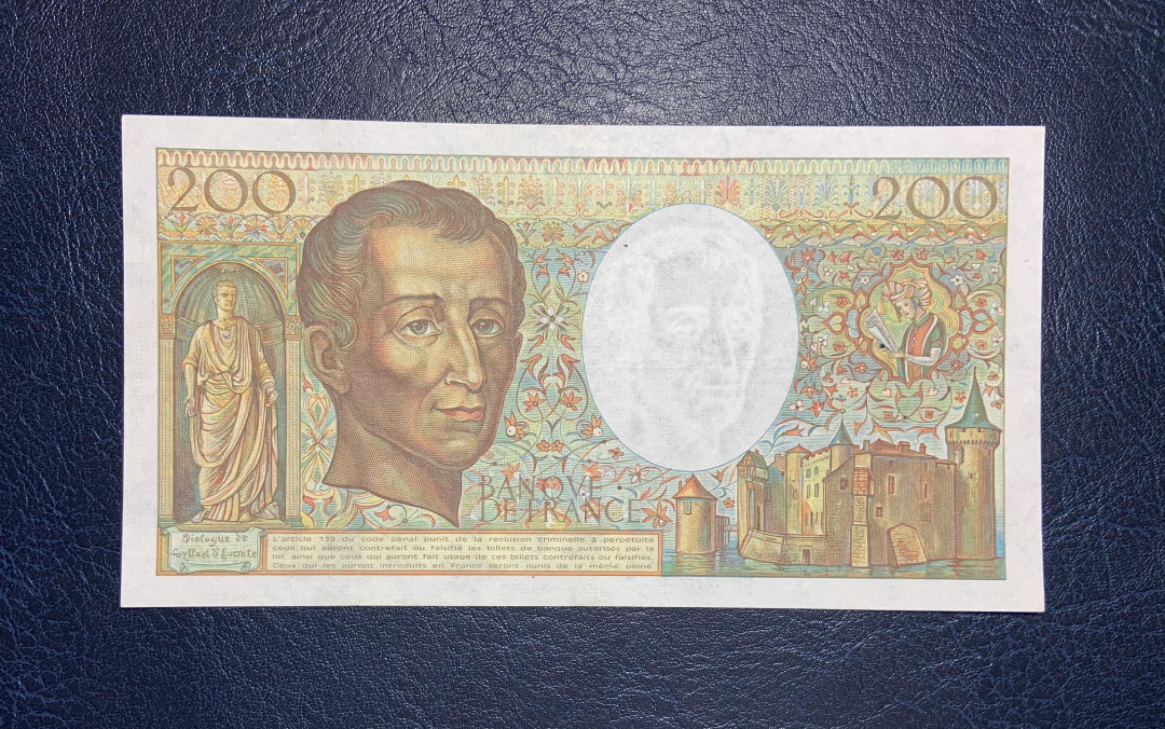 收藏联盟Quantum Auction 第192期拍卖(再次更新) 法国1981年200法郎 非全新 品相如图 首发年份 小乱蛇号