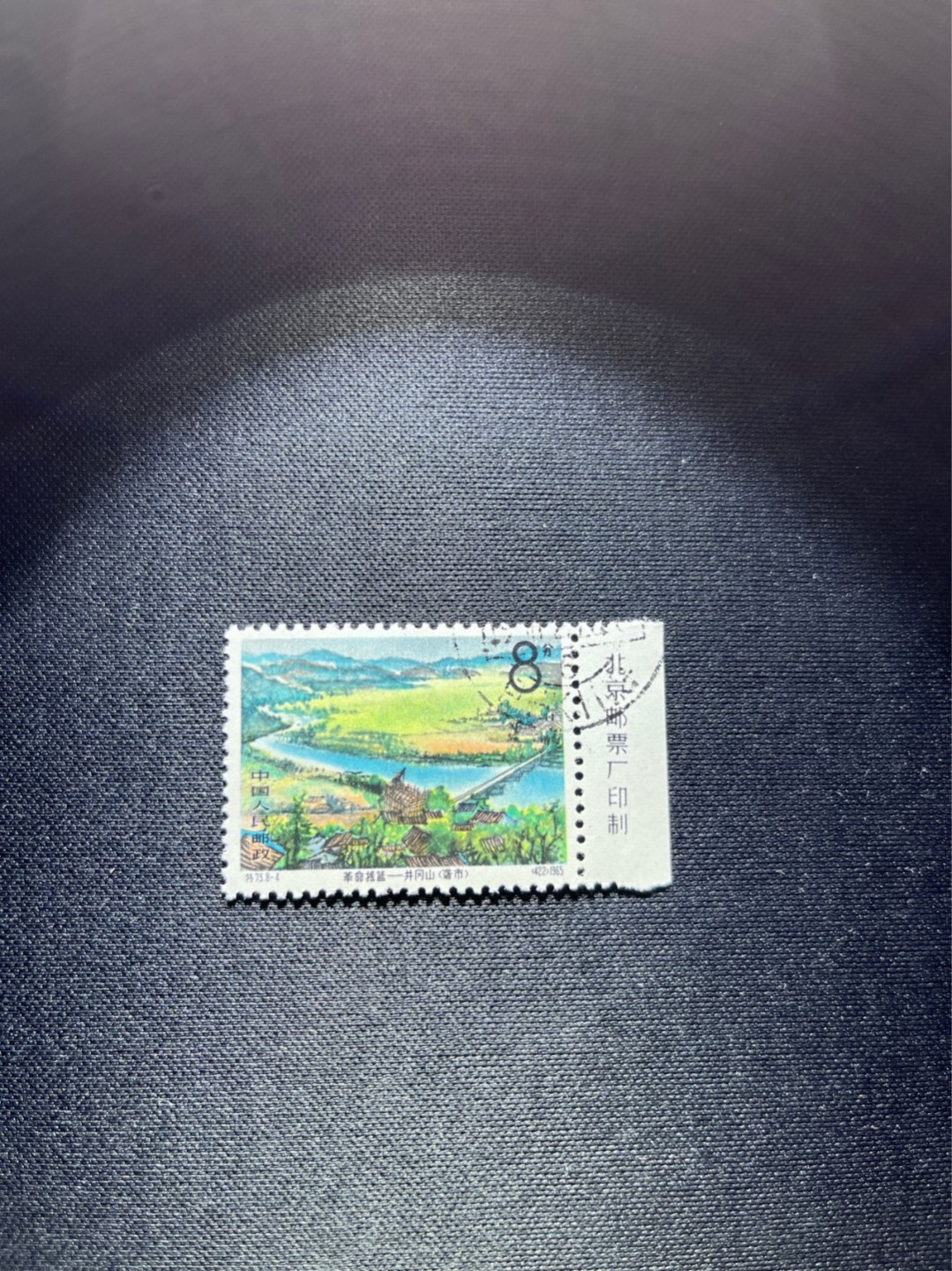 洪涛臻品 精选邮票限时拍卖第三十期 特73井冈山盖销  8-4厂铭，三俗稀缺，版撕全品嘎嘎绝，解放初的经典票，整版撕开，面艳胶白，票挺洁净，齿孔完美，收藏评级两相宜，且有高附加值边纸。老纪特的版票资源十分稀缺难寻，机会来临时必须抓住。