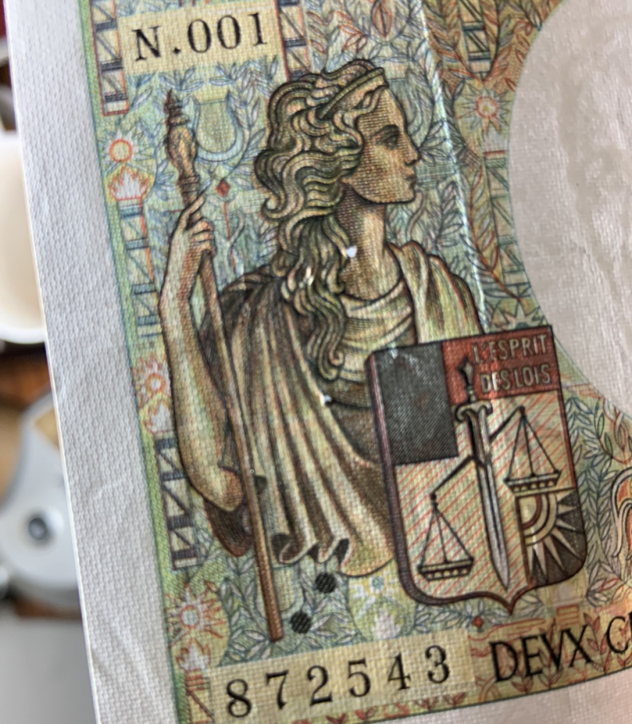 收藏联盟Quantum Auction 第192期拍卖(再次更新) 法国1981年200法郎 非全新 品相如图 首发年份 小乱蛇号