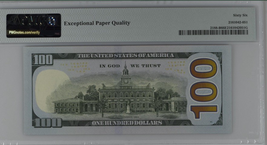 收藏联盟Quantum Auction 第192期拍卖(再次更新) 美国2013年联邦储备券100元 PMG66 大象号