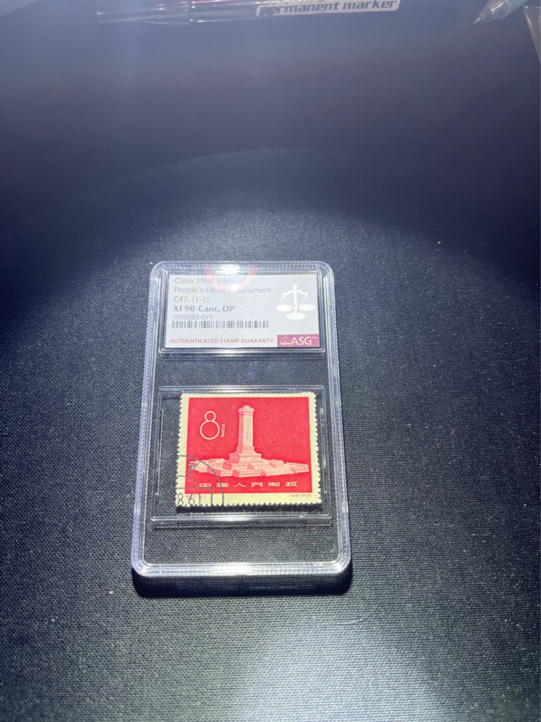洪涛臻品 精选邮票限时拍卖第三十一期 纪47纪念碑盖销  ASG90分，版撕送评，状态极佳，齿孔饱满居中好，90分基本就是老纪特草纸票的天花板了!一步到位。 喜欢不要错过。