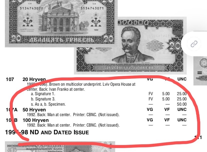 收藏联盟Quantum Auction 第191期拍卖(再次更新) 乌克兰1992年100格里夫纳样票 品相全新UNC 未发行十分稀罕 