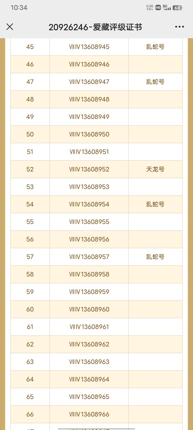 爱藏-PMG专场（全场0元起拍） 下乡蓝二天龙号刀（二张无47天龙号，单张无47天龙就1500左右）