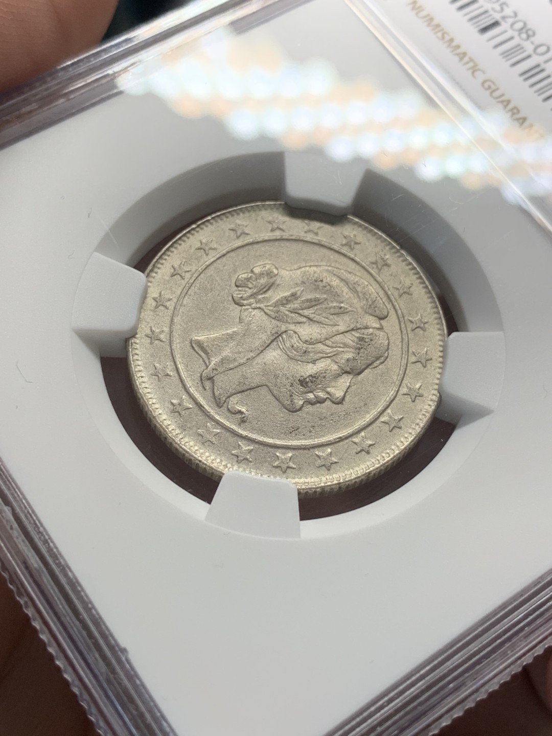 《竞宝斋》第95场-本周日，周一，周四，3场连拍（全场不限金额包邮） NGC-MS63 巴西1924年 女神2000R银币 这品种好品的比较少见