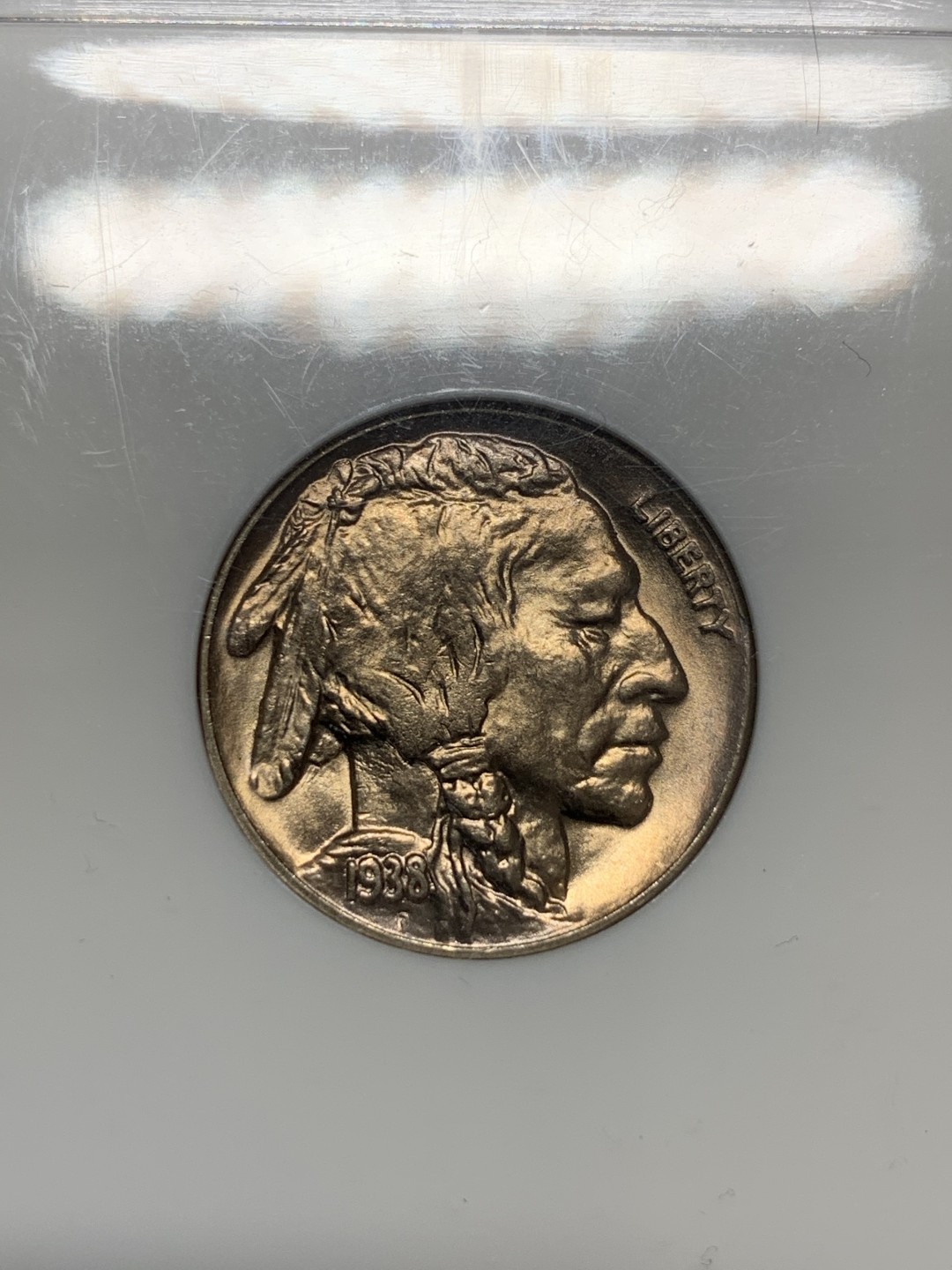 《竞宝斋》第95场-本周日，周一，周四，3场连拍（全场不限金额包邮） NGC MS66 美国 1938年 印第安人 野牛 5美分 老盒状态好