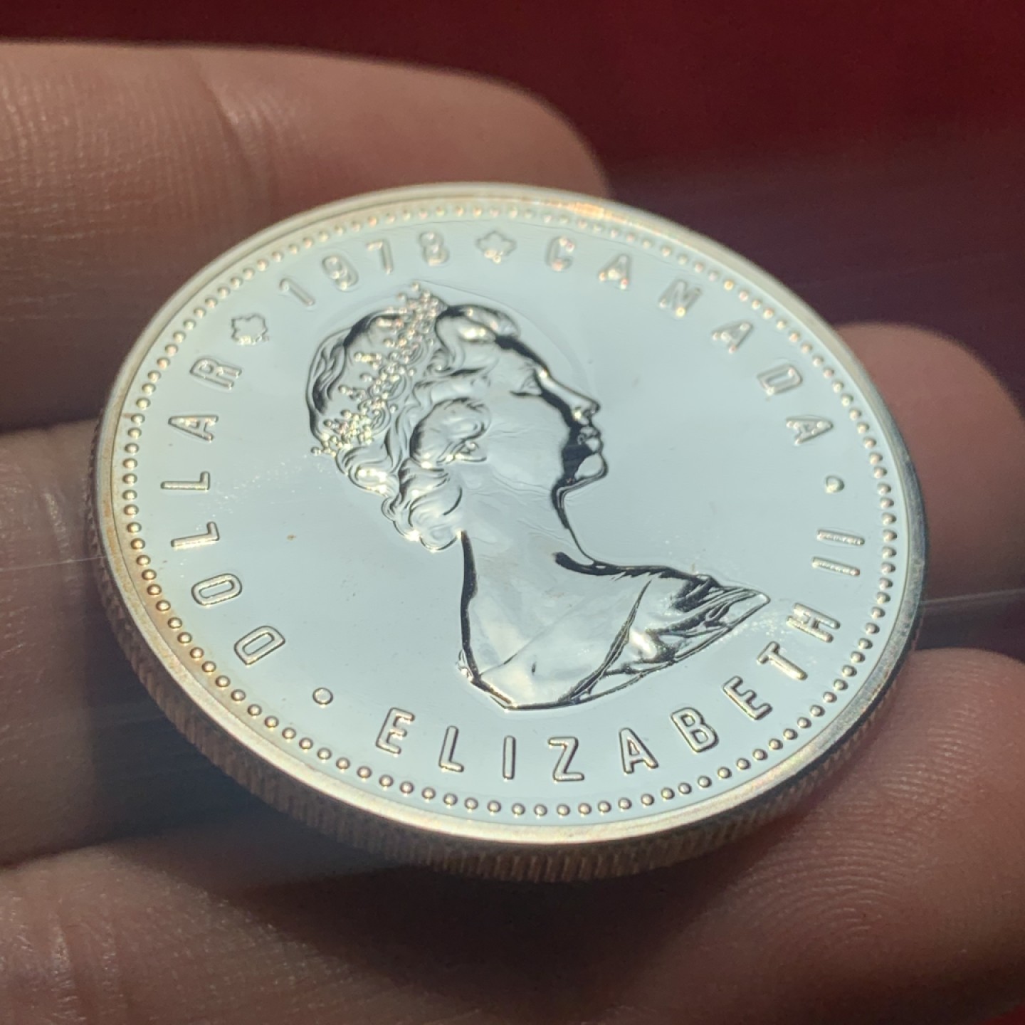 《竞宝斋》第95场-本周日，周一，周四，3场连拍（全场不限金额包邮） 加拿大 1978年 英联邦运动会1元 精制大银币