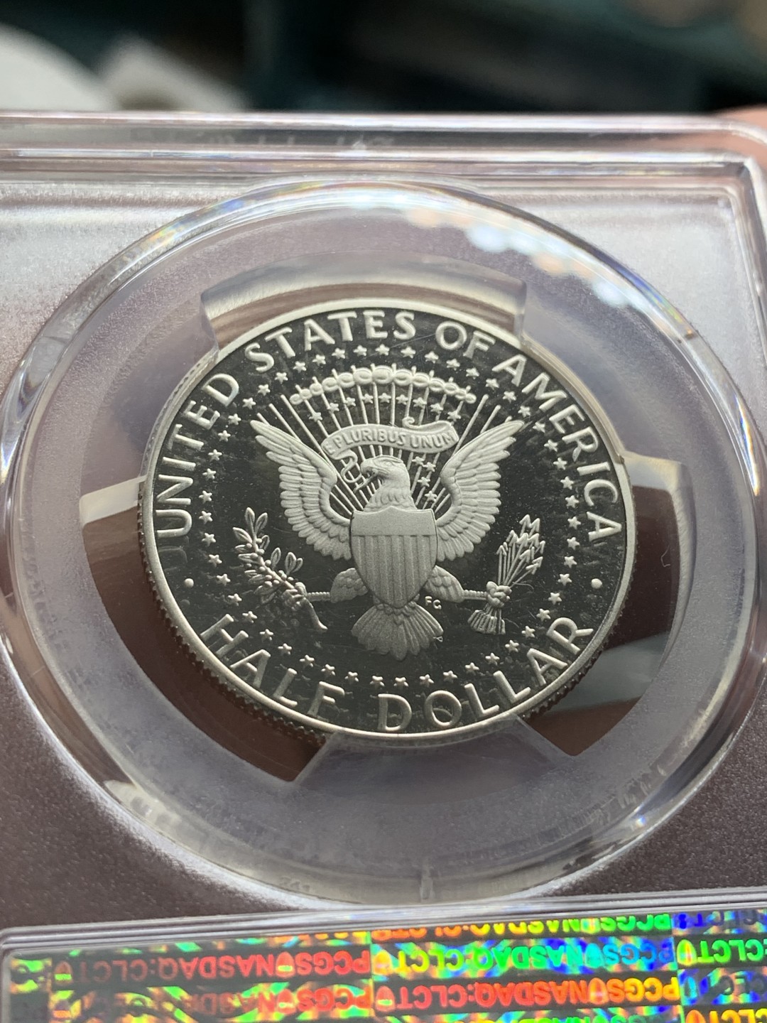 《竞宝斋》第95场-本周日，周一，周四，3场连拍（全场不限金额包邮） PCGS PR69 美国1994肯尼迪镜面精制币