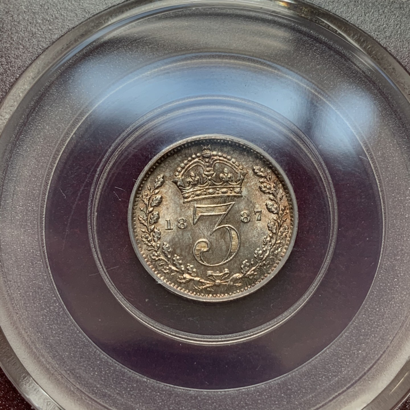 《竞宝斋》第95场-本周日，周一，周四，3场连拍（全场不限金额包邮） 公博评级 英国1887年高冠一套7枚 虽然是公博 整体状态都不错 个别符合MS气质  现代机制币的经典之作，一次收齐