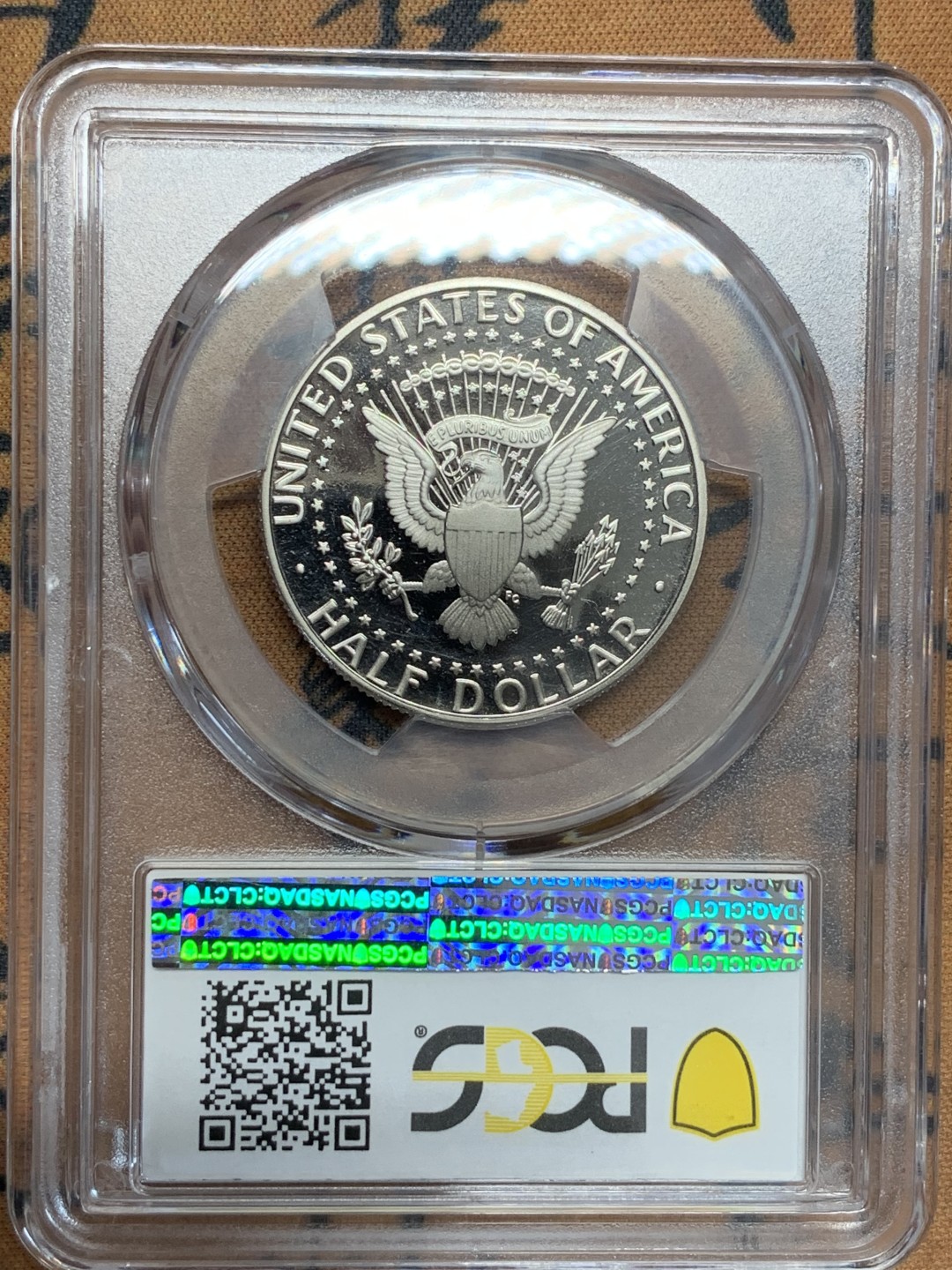 《竞宝斋》第95场-本周日，周一，周四，3场连拍（全场不限金额包邮） PCGS PR69 美国1994肯尼迪镜面精制币