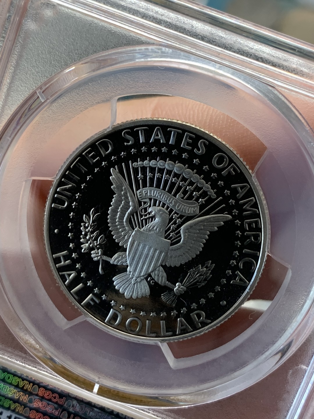 《竞宝斋》第95场-本周日，周一，周四，3场连拍（全场不限金额包邮） PCGS PR69 美国1994肯尼迪镜面精制币