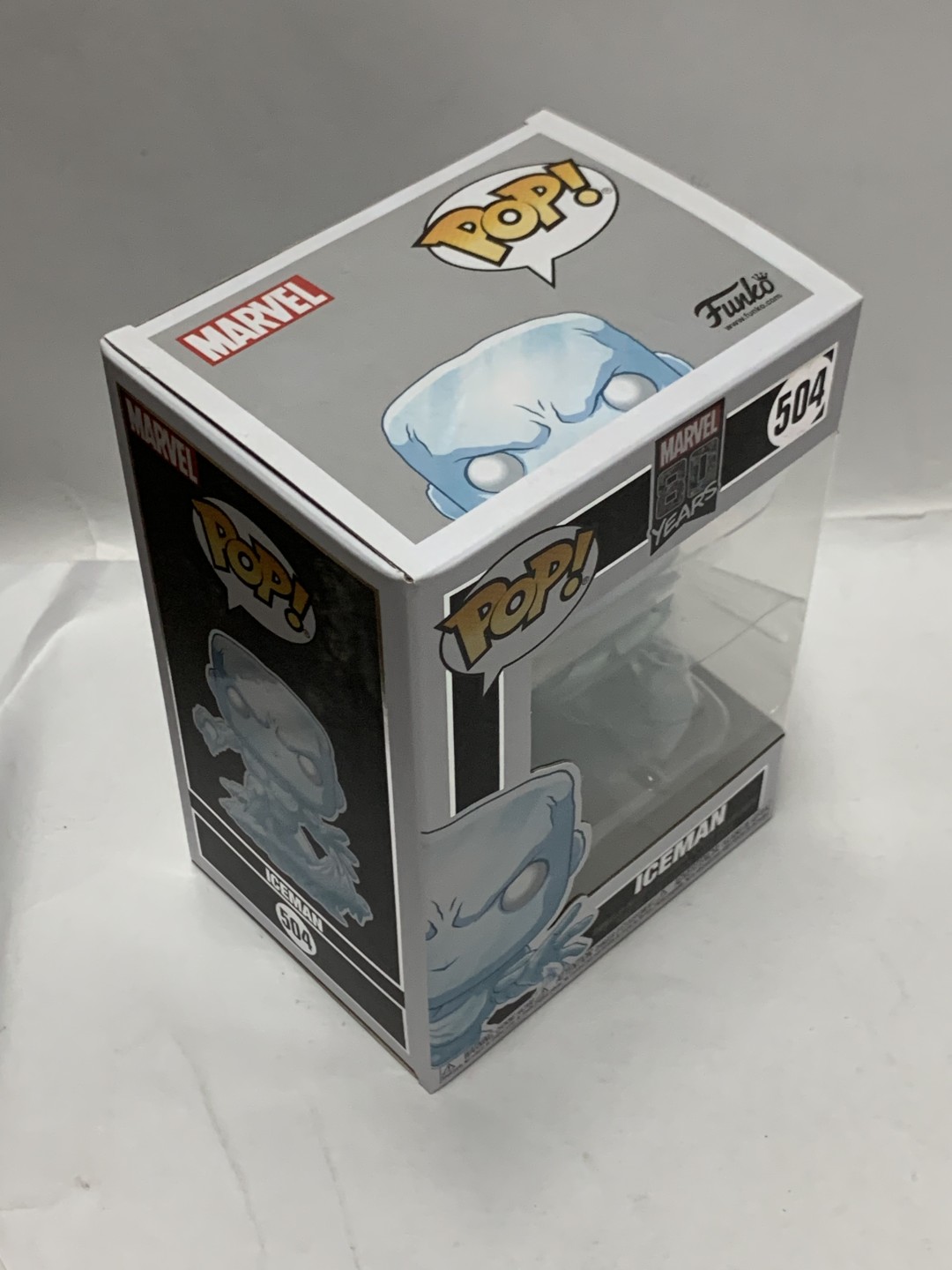 零元拍：漫威80周年 正版 POP FUNKO 冰人。全新未拆。