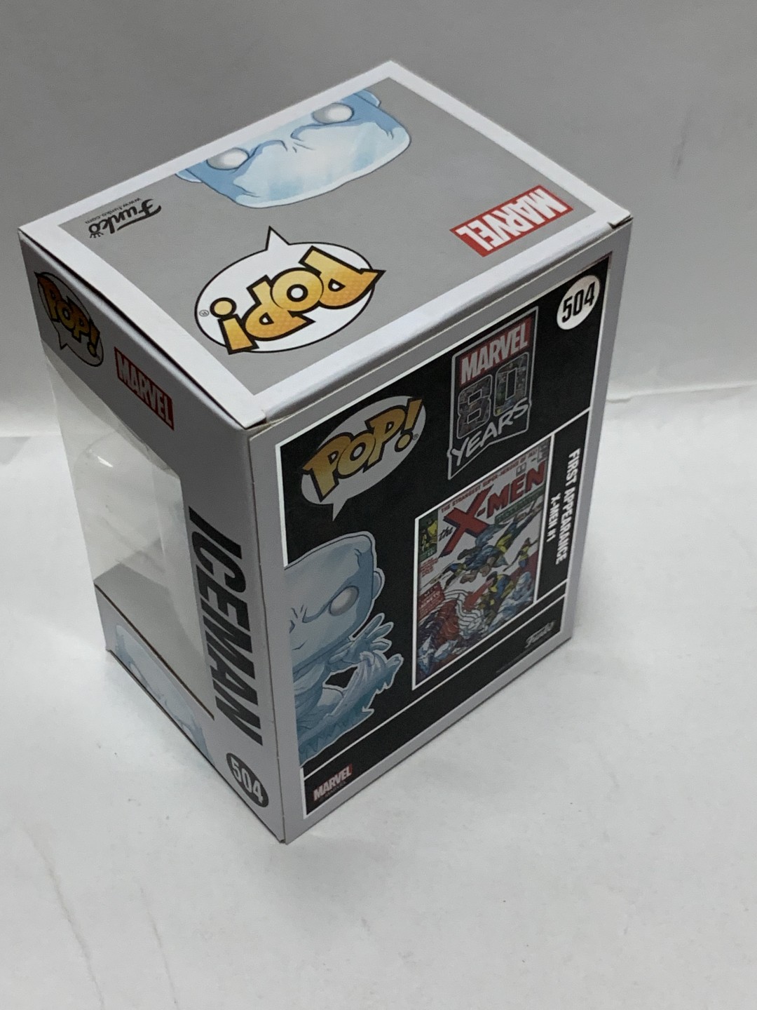 零元拍：漫威80周年 正版 POP FUNKO 冰人。全新未拆。