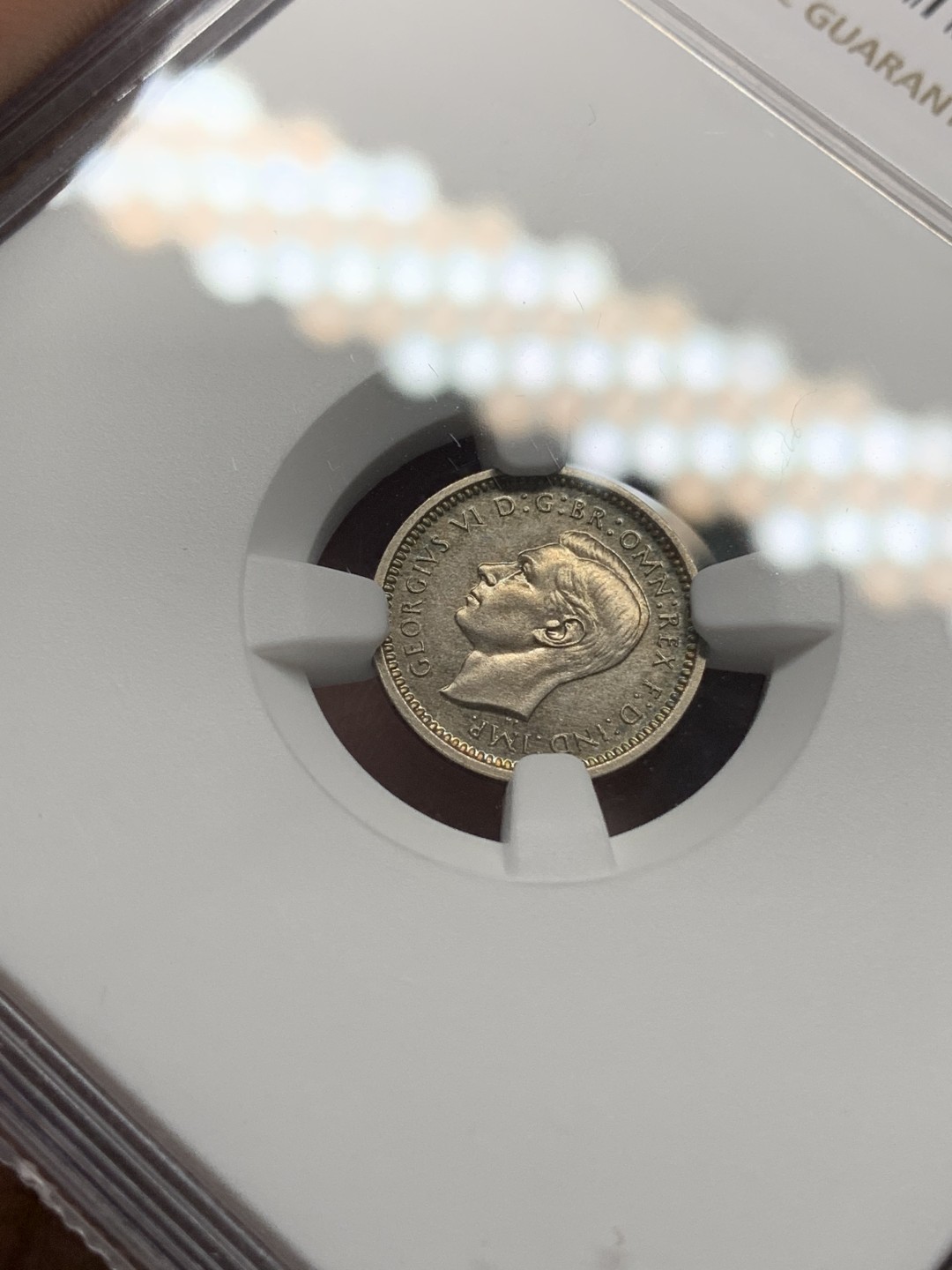 《竞宝斋》第96场-本周日，周一，周四，3场连拍（全场不限金额包邮） NGC-PF64 英国 1937年乔六 2便士 精制PROOF银币