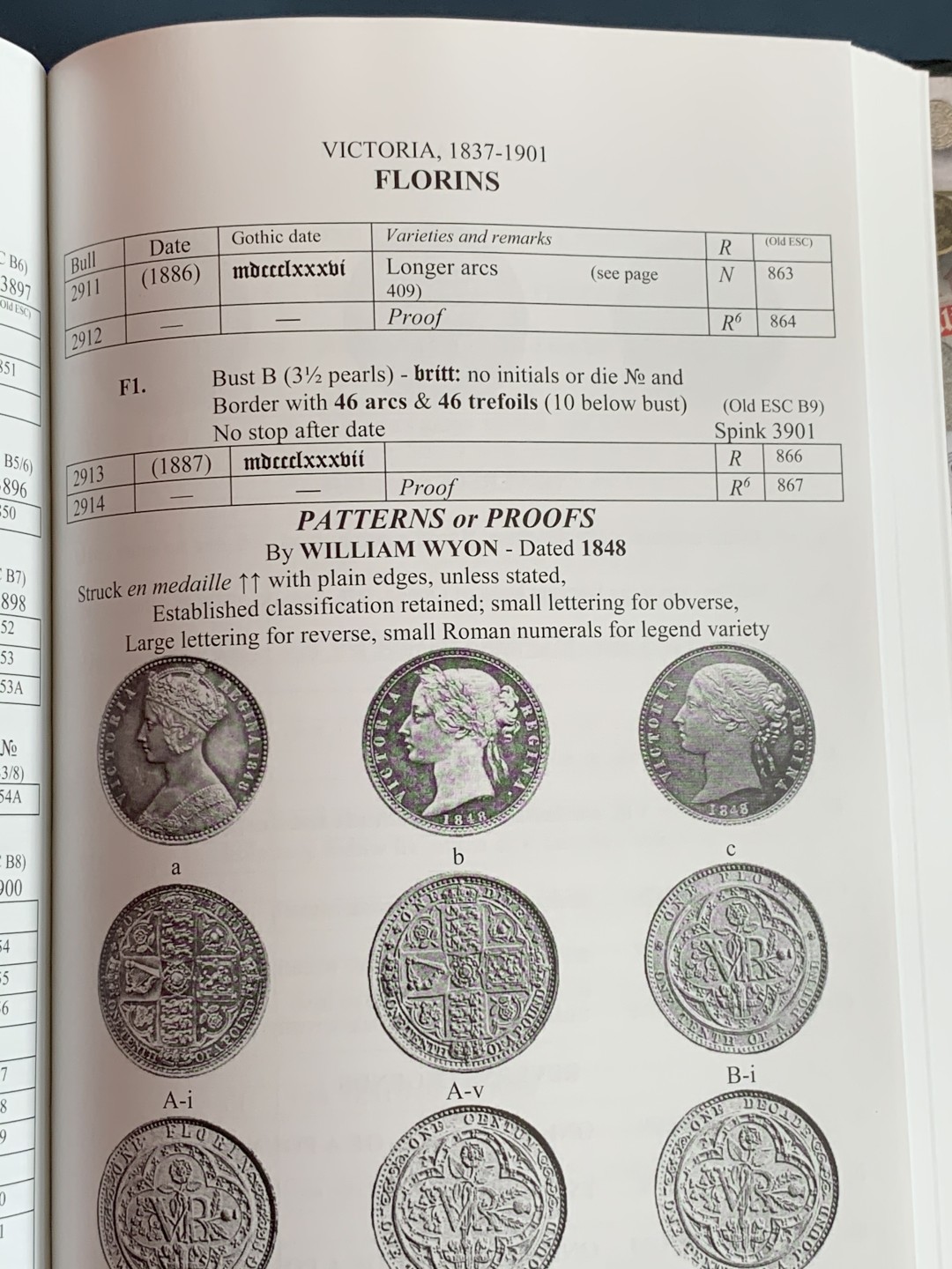 《竞宝斋》第96场-本周日，周一，周四，3场连拍（全场不限金额包邮） 2020版精装完美品 英国 ESC 银币目录 1649年以来英国银币大全 英系必备，版别详尽，P与N用的ESC编号即来自于该目录 厚达598页