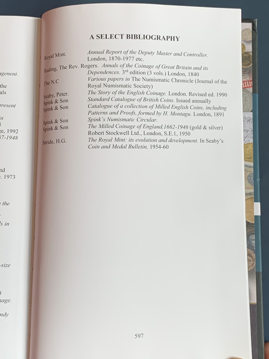 《竞宝斋》第96场-本周日，周一，周四，3场连拍（全场不限金额包邮） 2020版精装完美品 英国 ESC 银币目录 1649年以来英国银币大全 英系必备，版别详尽，P与N用的ESC编号即来自于该目录 厚达598页